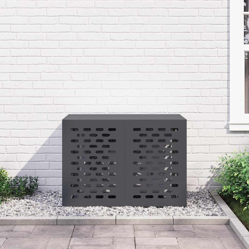 Copertura per condizionatore d'aria Antracite 100 x 50 x 70 cm
