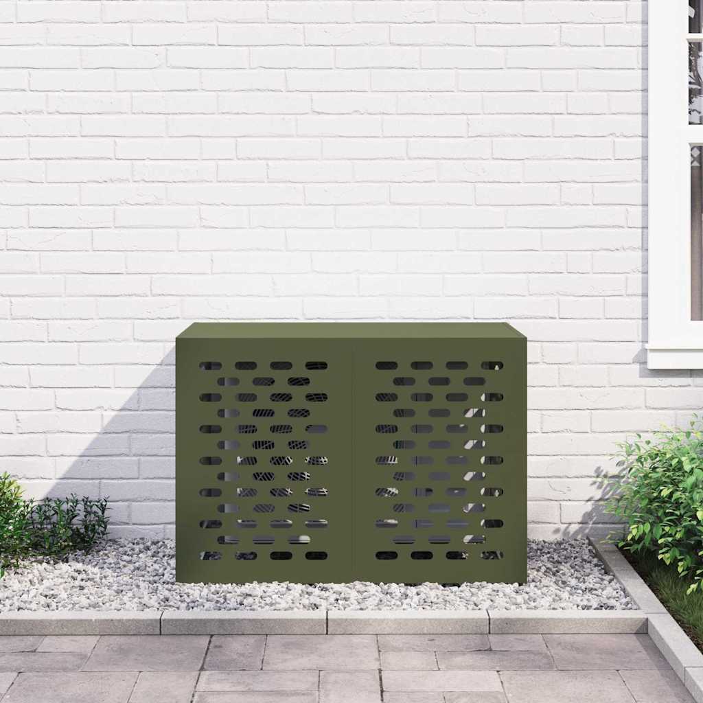 Copertura per condizionatore d'aria Verde Oliva Acciaio