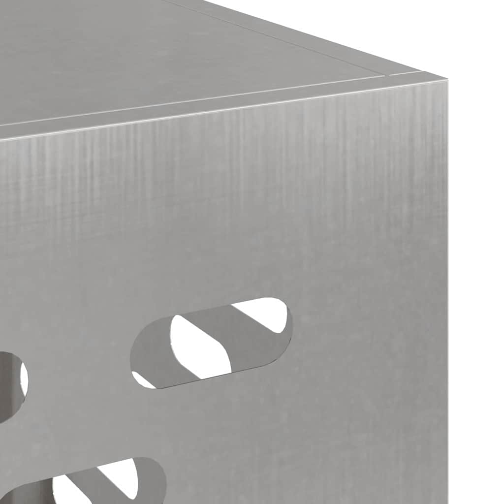 Copertura per condizionatore d'aria Argento 100 x 50 x 70 cm