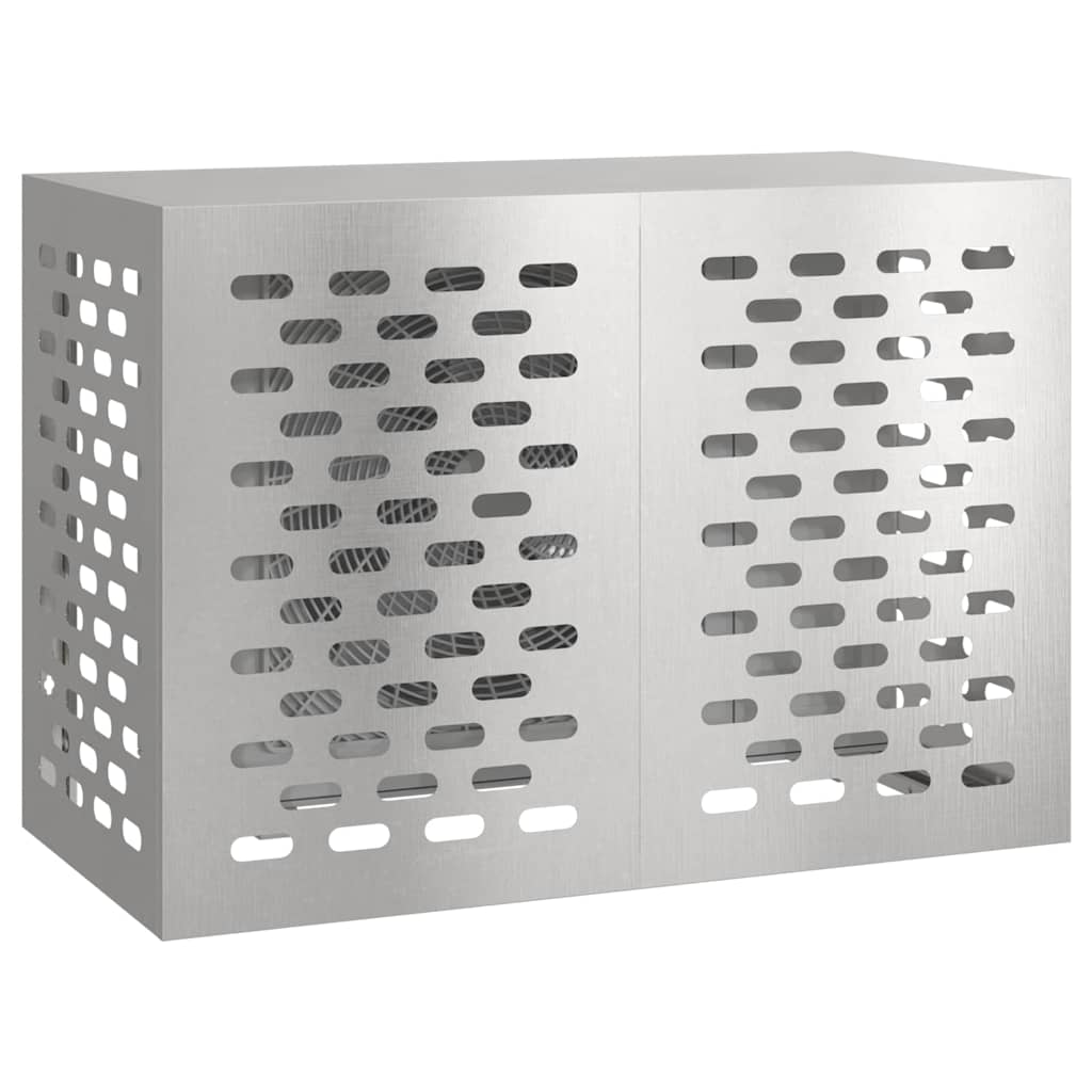 Copertura per condizionatore d'aria Argento 100 x 50 x 70 cm