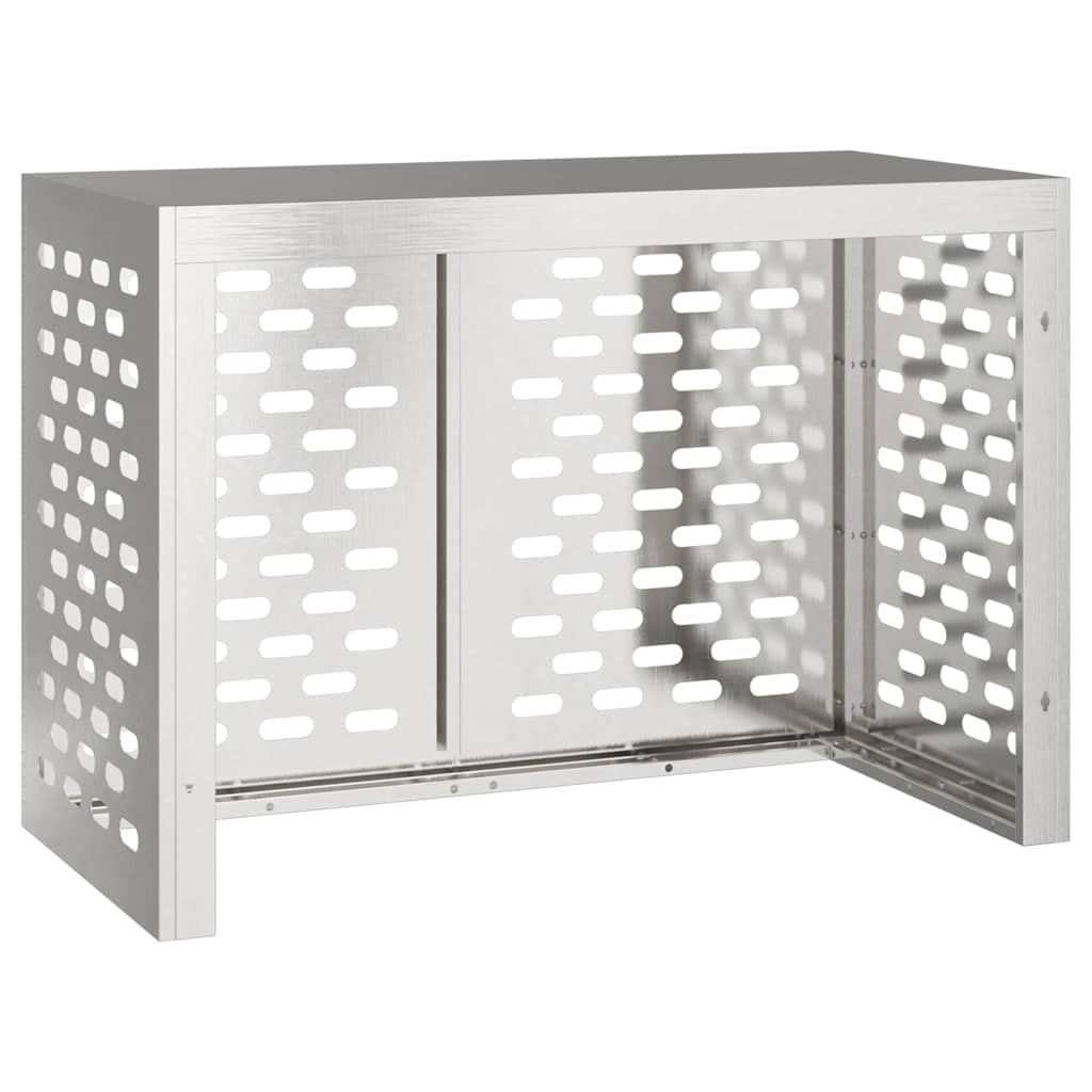 Copertura per condizionatore d'aria Argento 100 x 50 x 70 cm