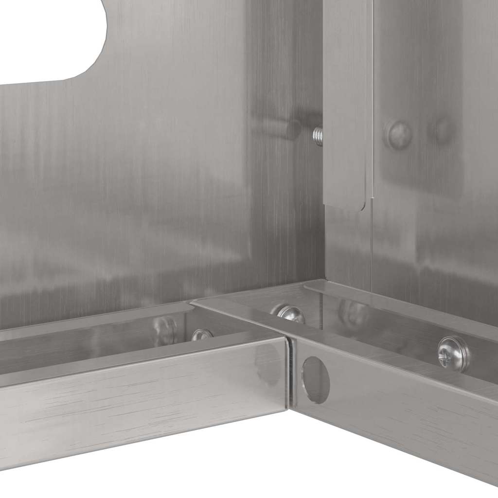 Copertura per condizionatore d'aria Argento 100 x 50 x 70 cm
