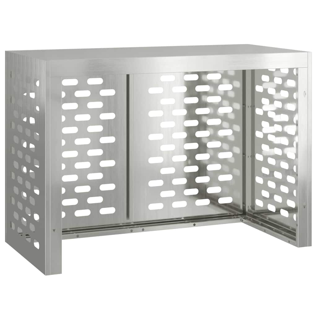 Copertura per condizionatore d'aria Argento 100 x 50 x 70 cm