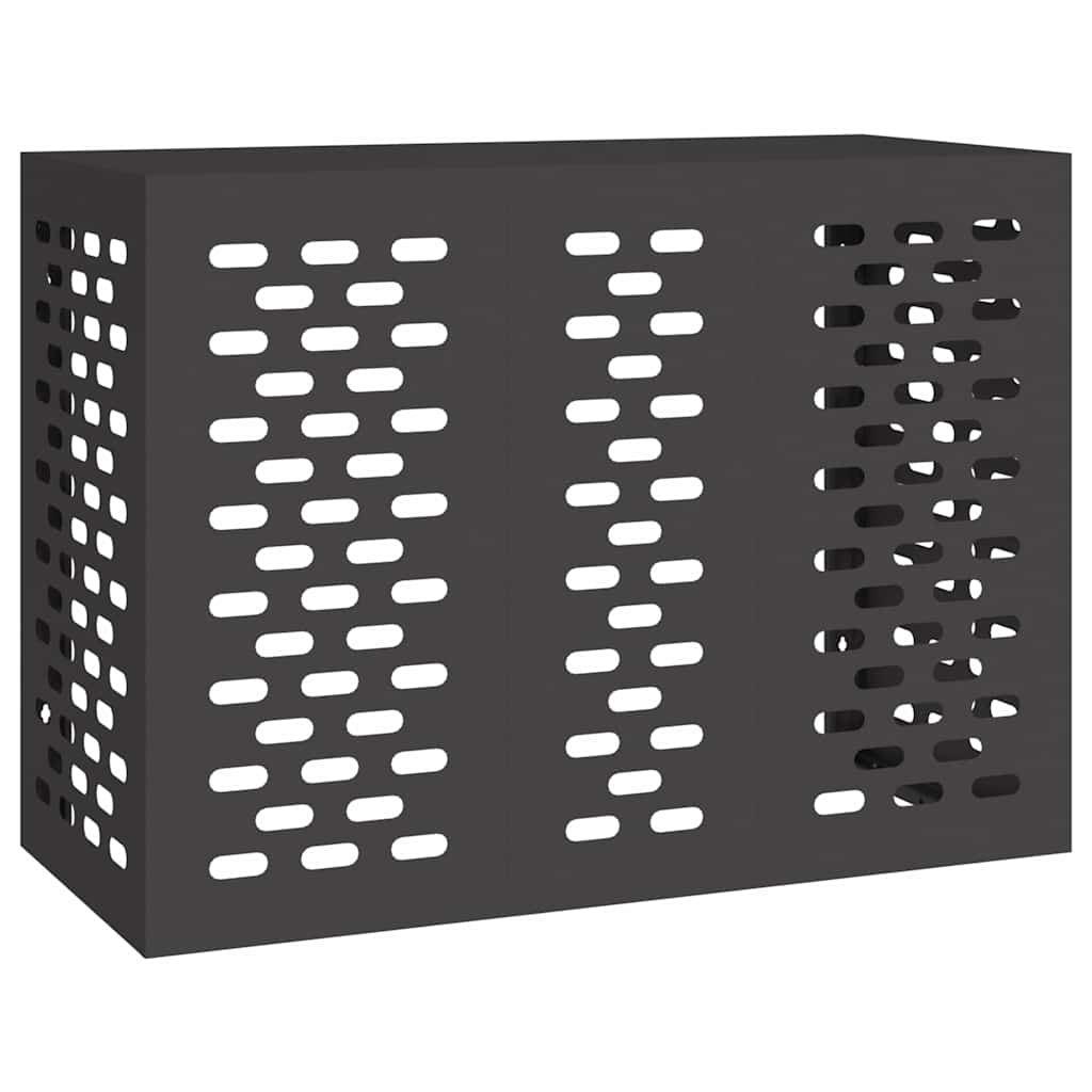 Copertura per condizionatore d'aria Nero 110 x 50 x 80 cm