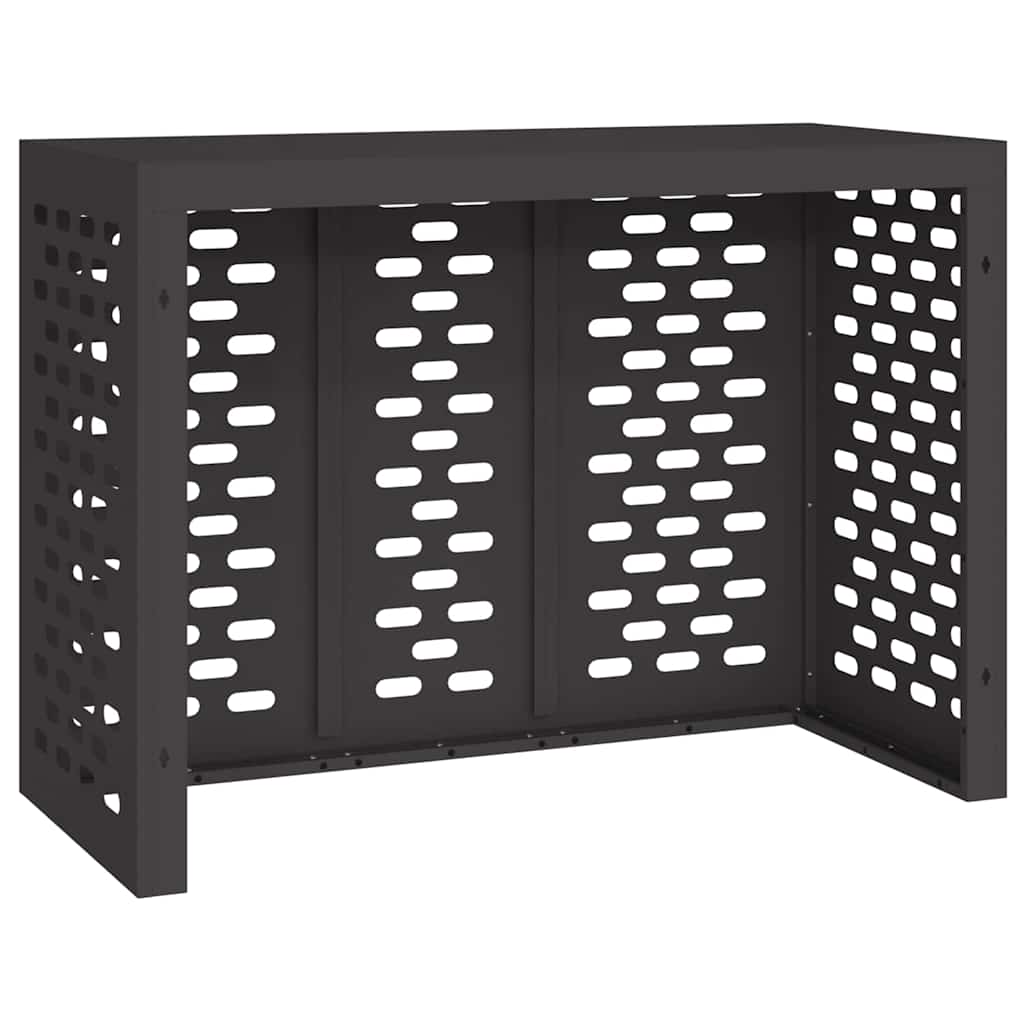 Copertura per condizionatore d'aria Nero 110 x 50 x 80 cm