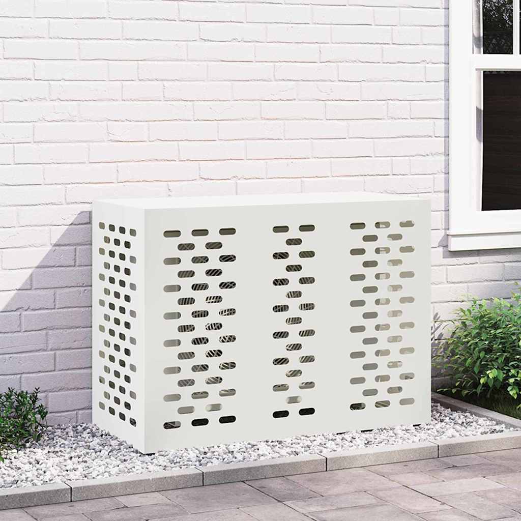 Copertura per condizionatore d'aria Bianco 110 x 50 x 80 cm