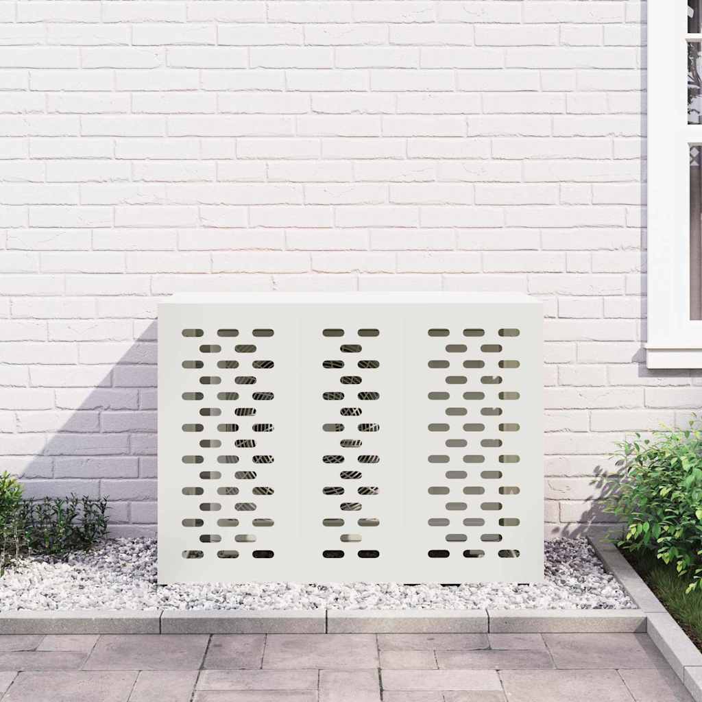 Copertura per condizionatore d'aria Bianco 110 x 50 x 80 cm