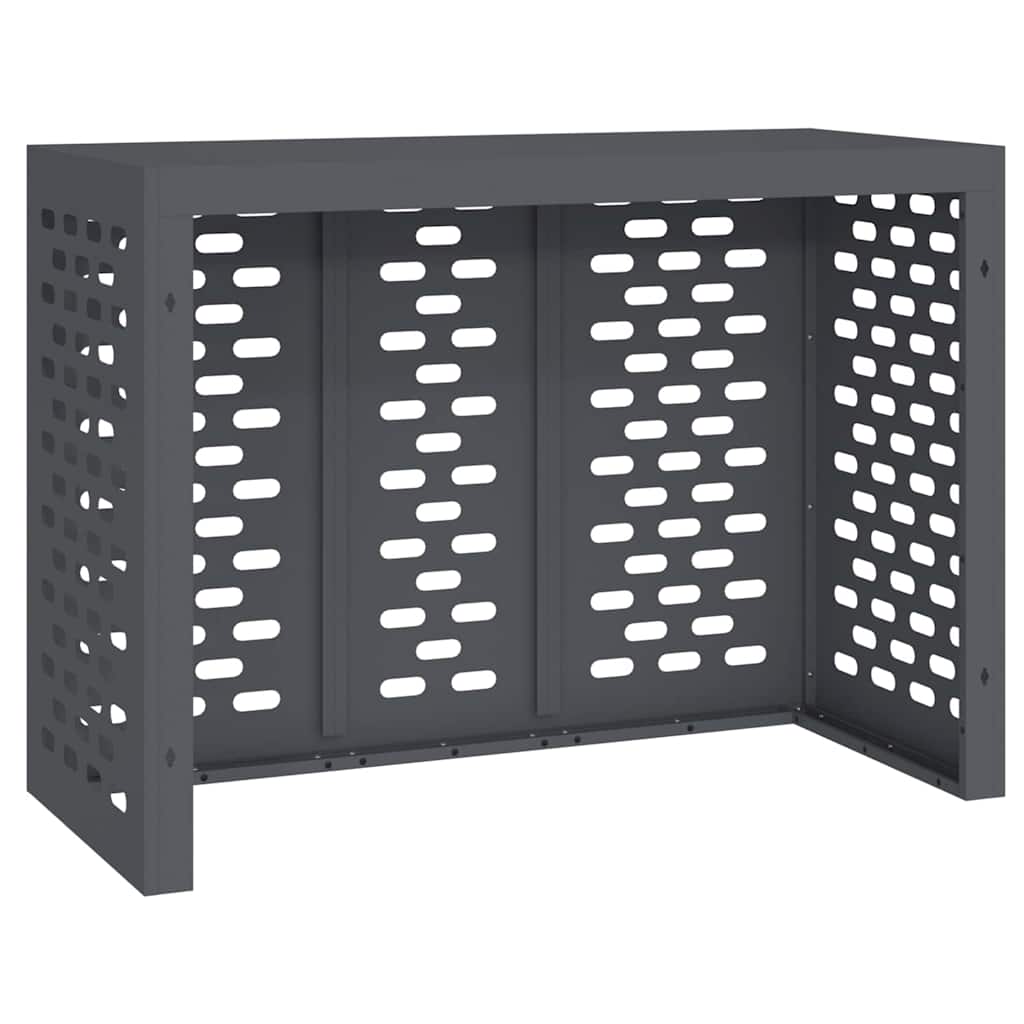 Copertura per condizionatore d'aria Antracite 110 x 50 x 80 cm