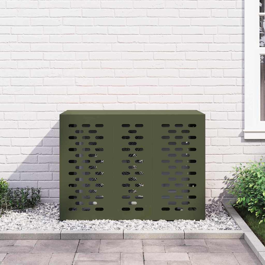 Copertura per condizionatore d'aria Verde Oliva Acciaio