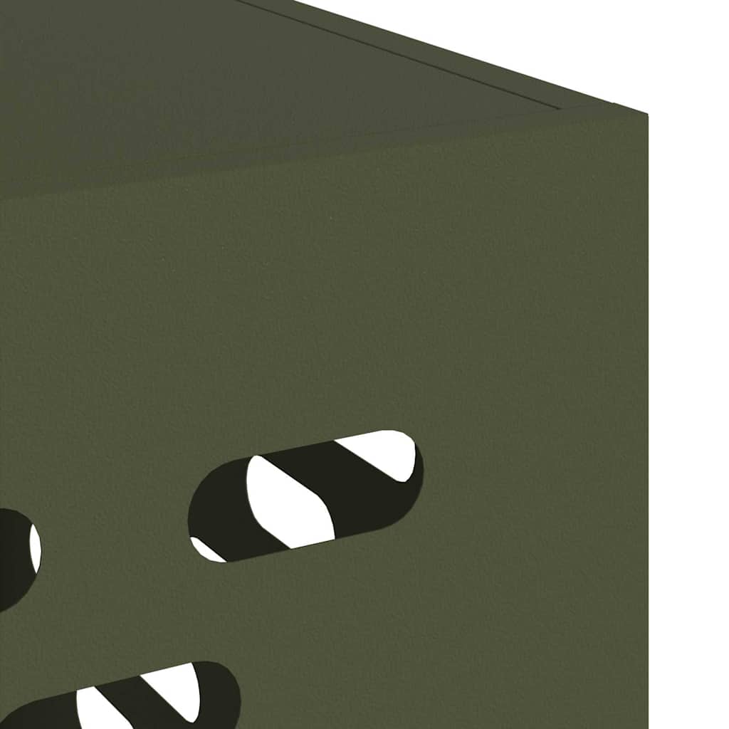 Copertura per condizionatore d'aria Verde Oliva Acciaio