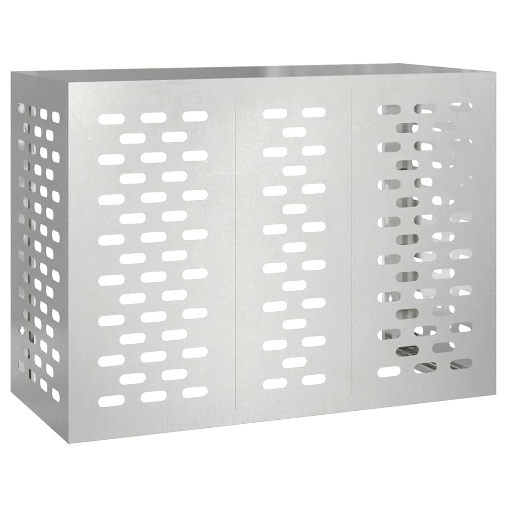 Copertura per condizionatore d'aria Argento 110 x 50 x 80 cm