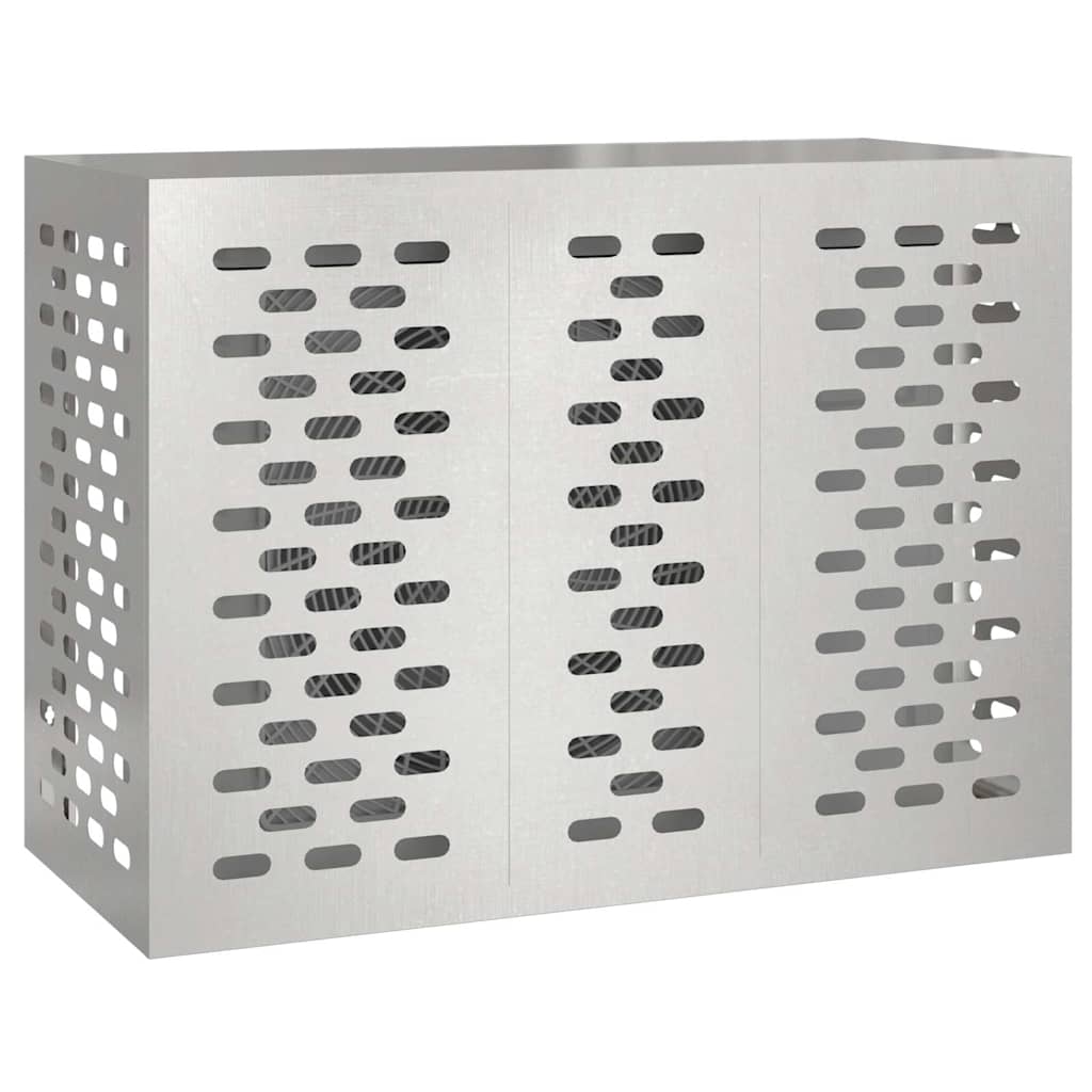 Copertura per condizionatore d'aria Argento 110 x 50 x 80 cm