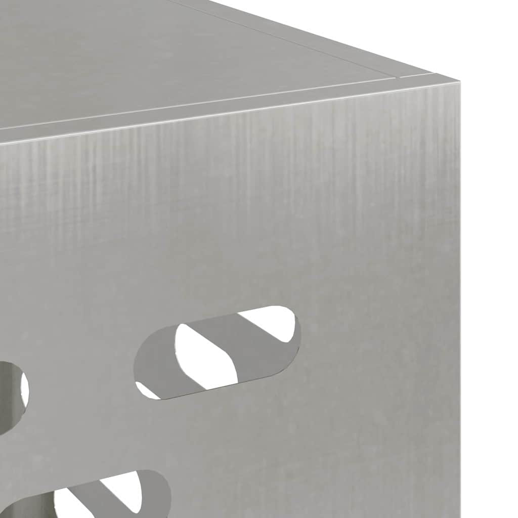 Copertura per condizionatore d'aria Argento 110 x 50 x 80 cm