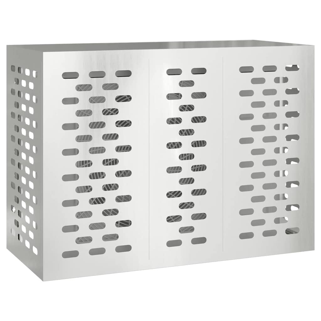 Copertura per condizionatore d'aria Argento 110 x 50 x 80 cm