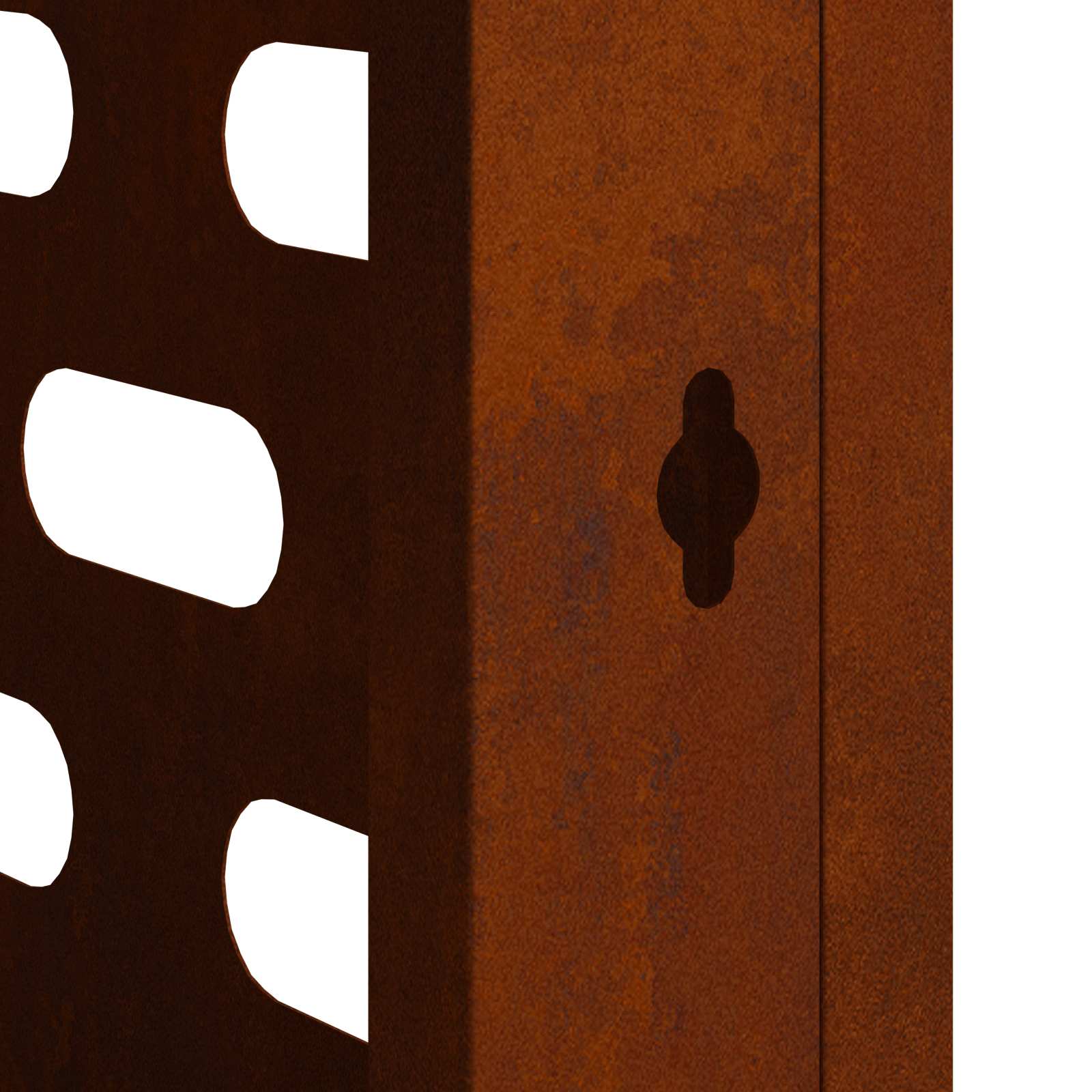Copertura per condizionatore d'aria Ruggine 110 x 50 x 80 cm