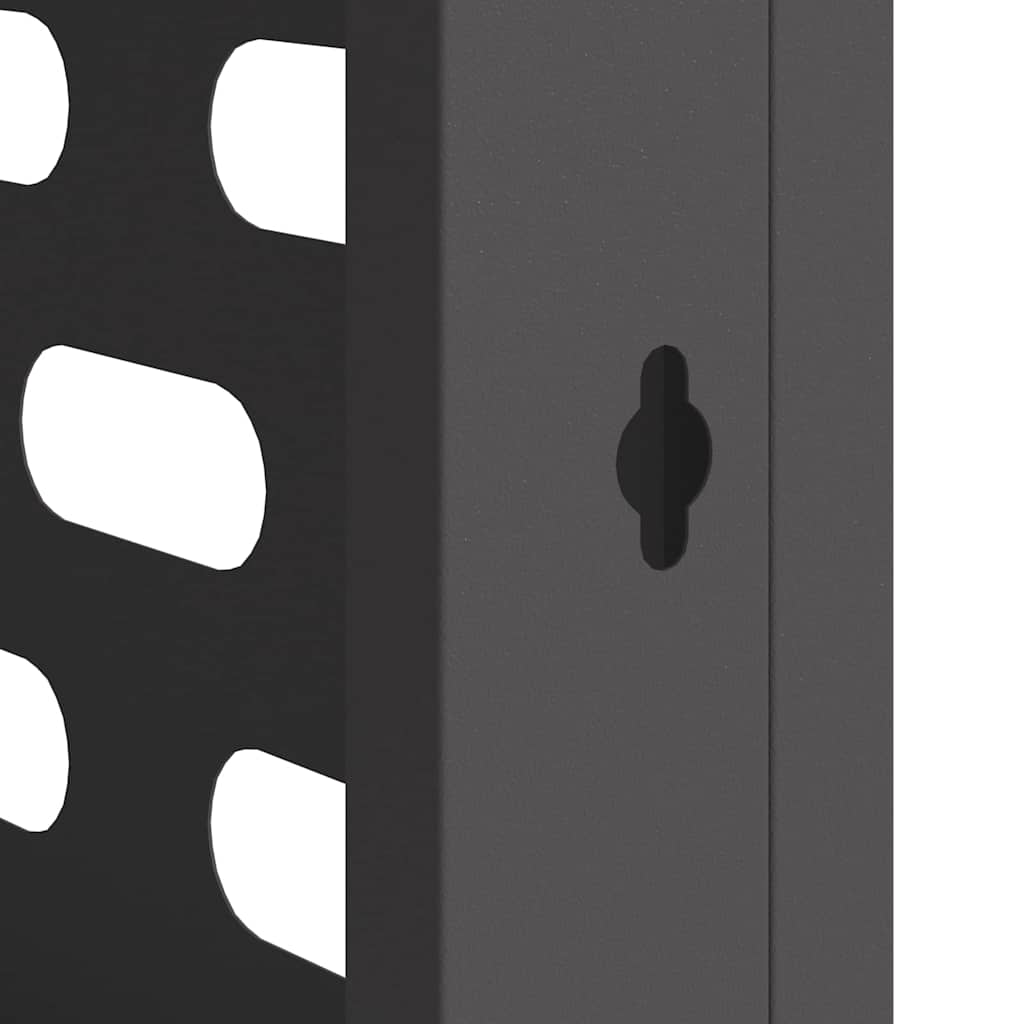 Copertura per condizionatore d'aria Nero 110 x 50 x 105 cm