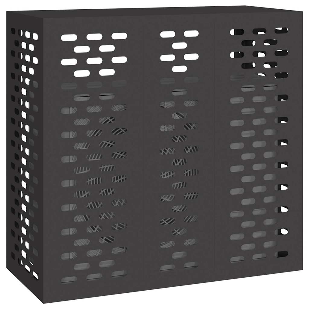 Copertura per condizionatore d'aria Nero 110 x 50 x 105 cm