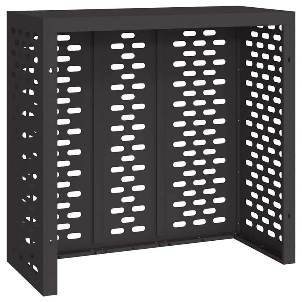 Copertura per condizionatore d'aria Nero 110 x 50 x 105 cm