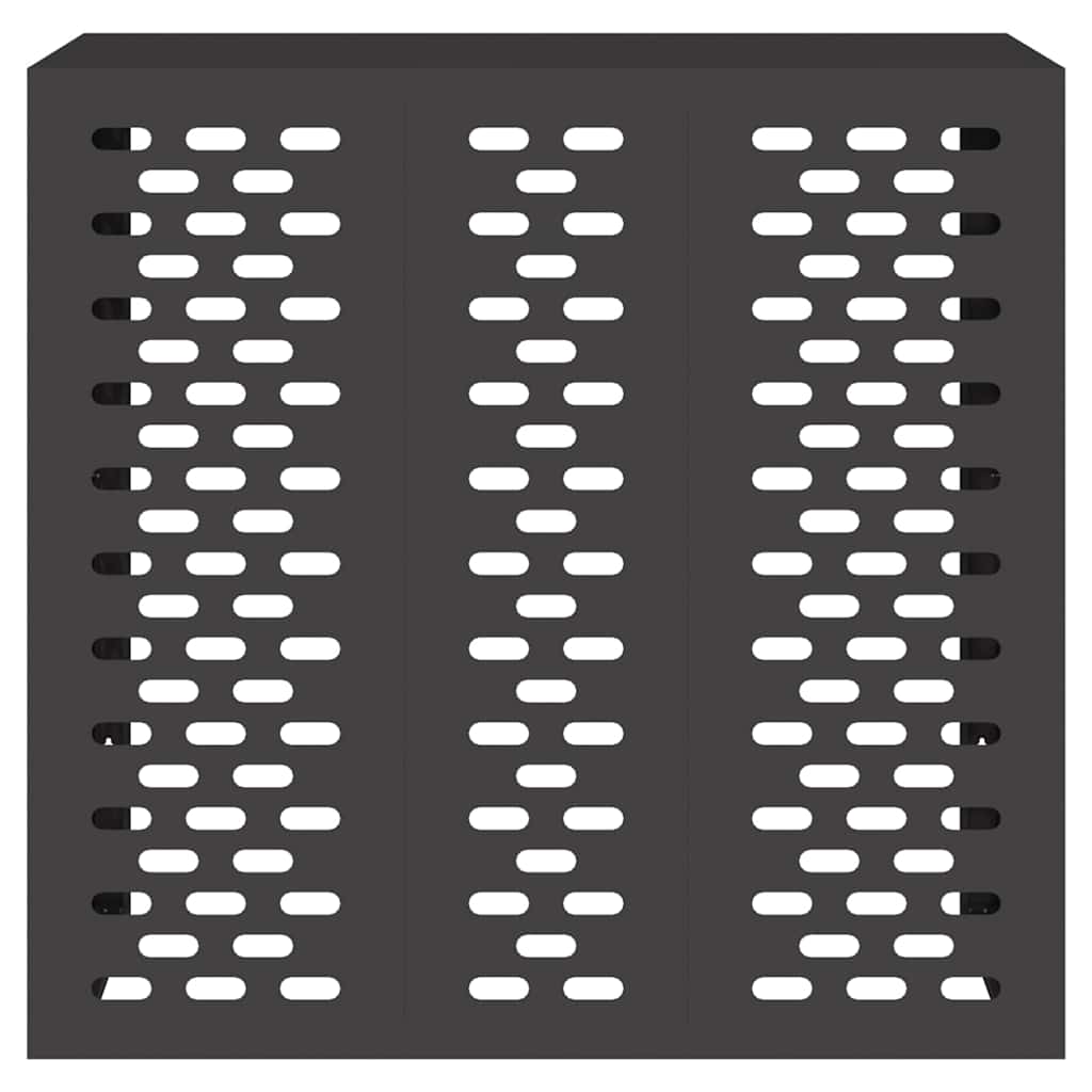Copertura per condizionatore d'aria Nero 110 x 50 x 105 cm