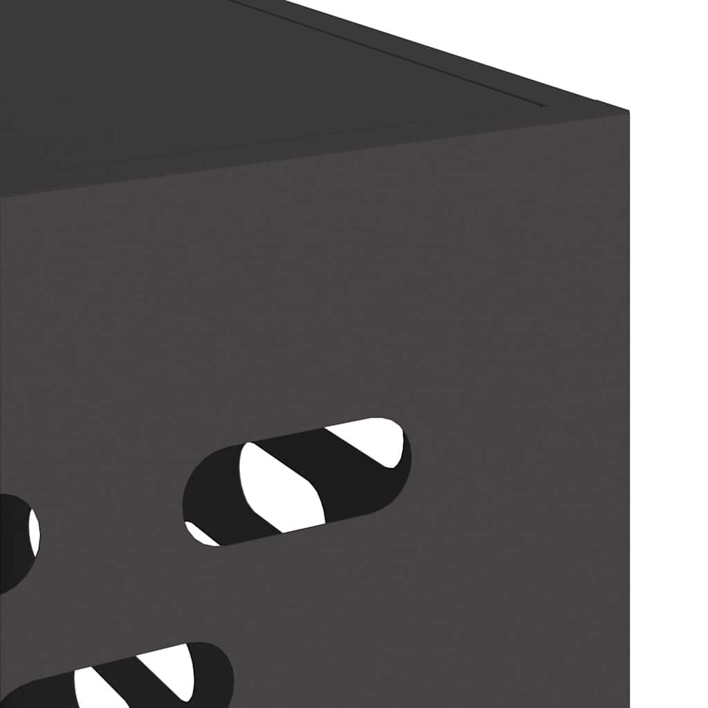 Copertura per condizionatore d'aria Nero 110 x 50 x 105 cm