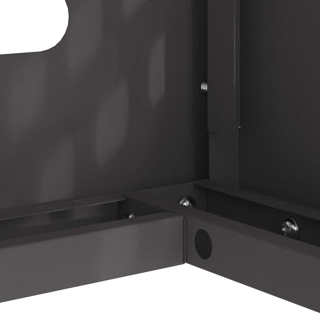 Copertura per condizionatore d'aria Nero 110 x 50 x 105 cm
