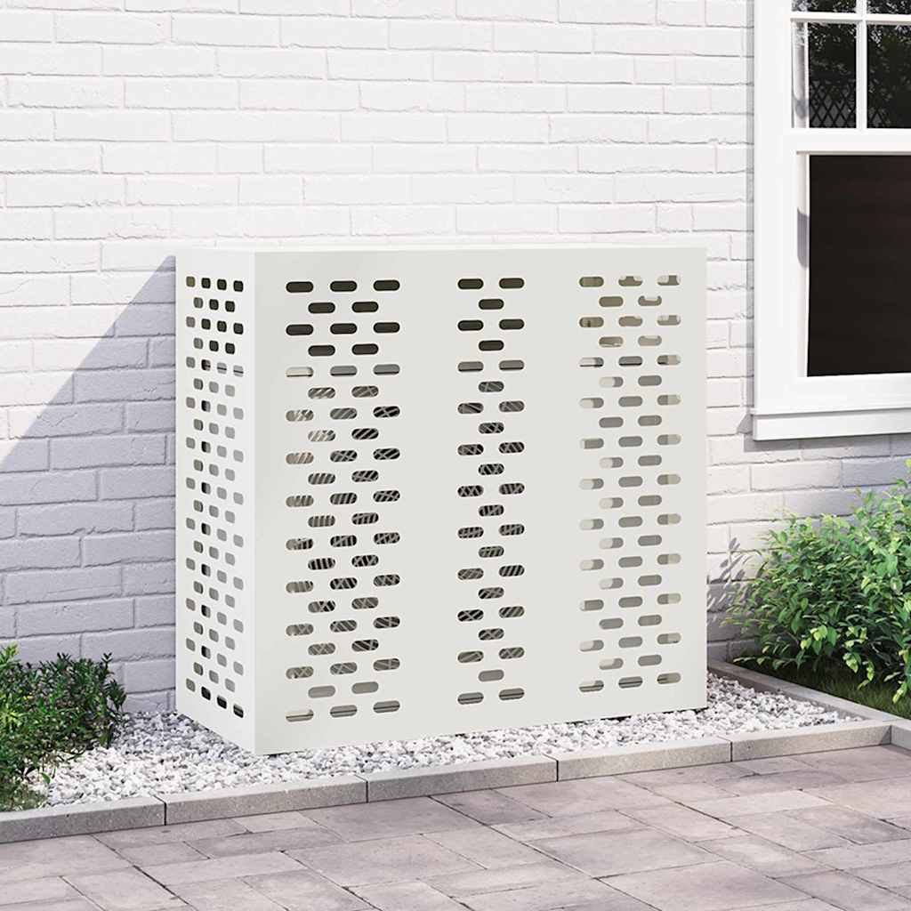 Copertura per condizionatore d'aria Bianco 110 x 50 x 105 cm