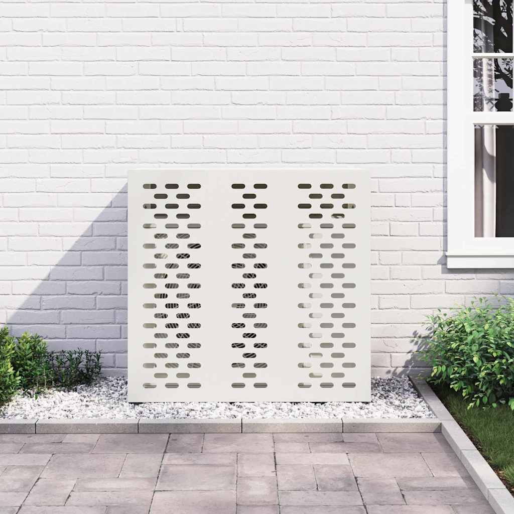 Copertura per condizionatore d'aria Bianco 110 x 50 x 105 cm