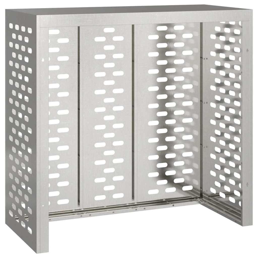 Copertura per condizionatore d'aria Argento 110 x 50 x 105 cm
