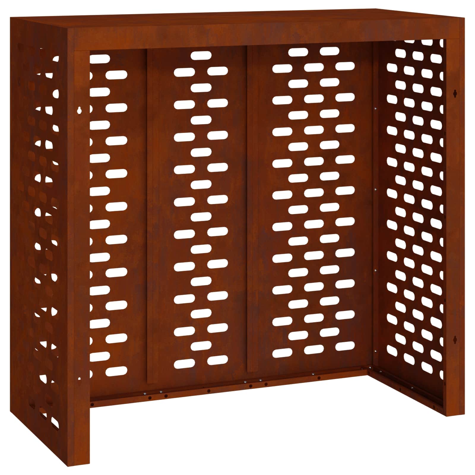 Copertura per condizionatore d'aria Ruggine 110 x 50 x 105 cm