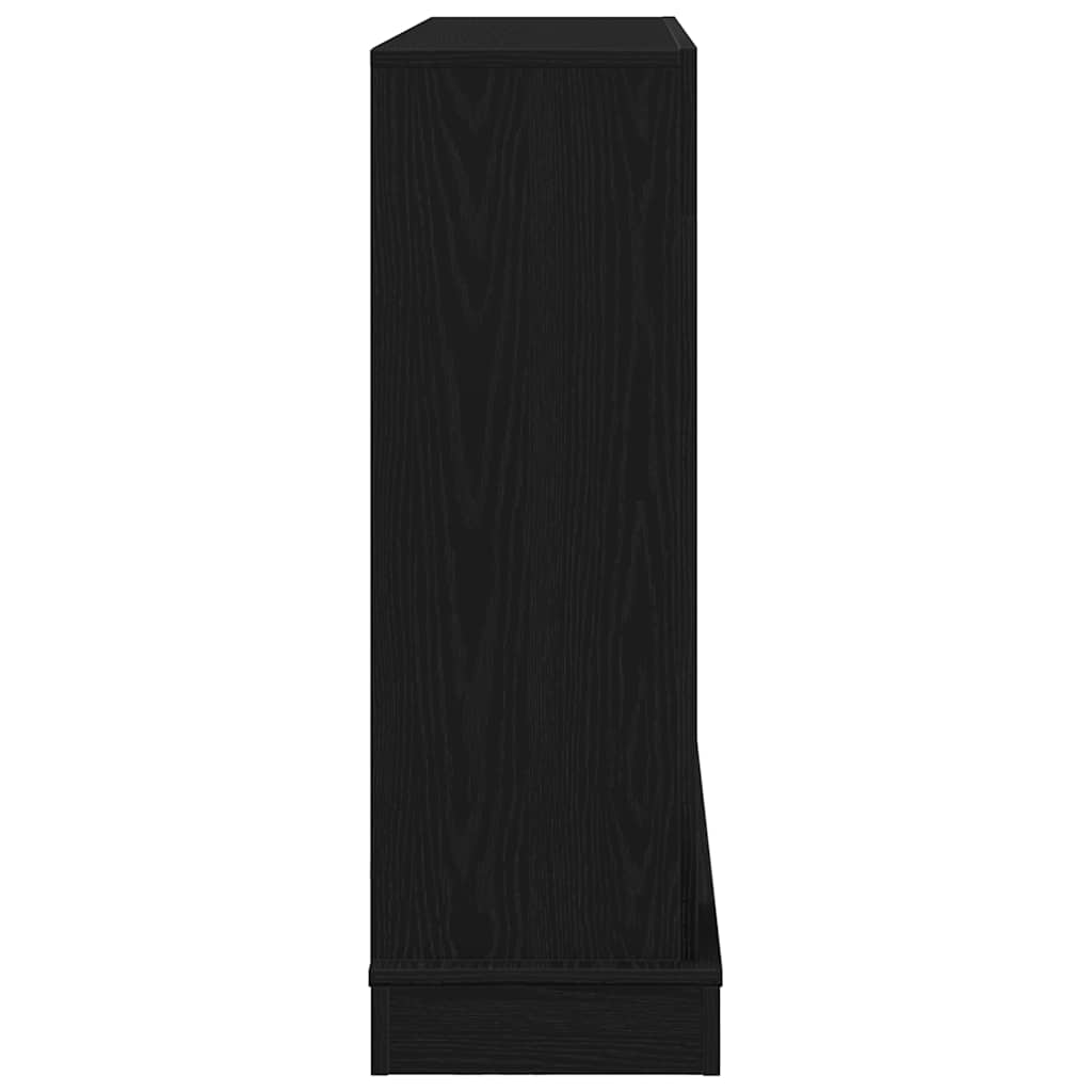 Cornice per Camino Rovere Nero 100x30x87,5 cm in Truciolato