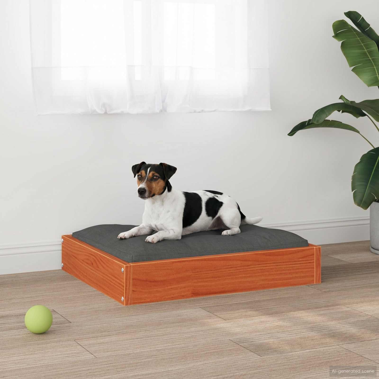 Letto per Cani Marrone cerato 51,5 x 44 x 9 cm