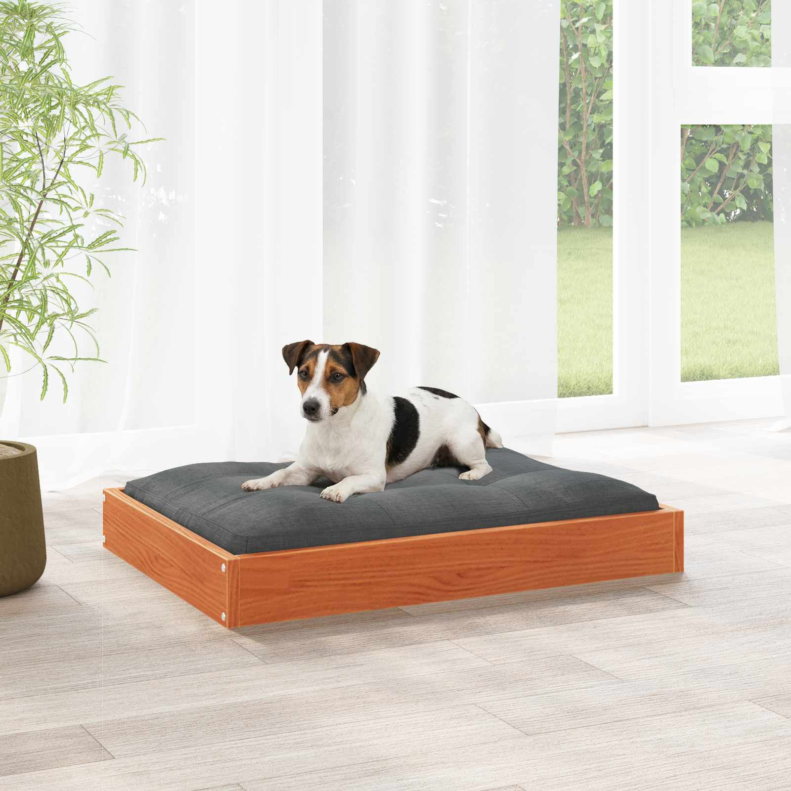 Letto per Cani Marrone cerato 72 x 54 x 9 cm