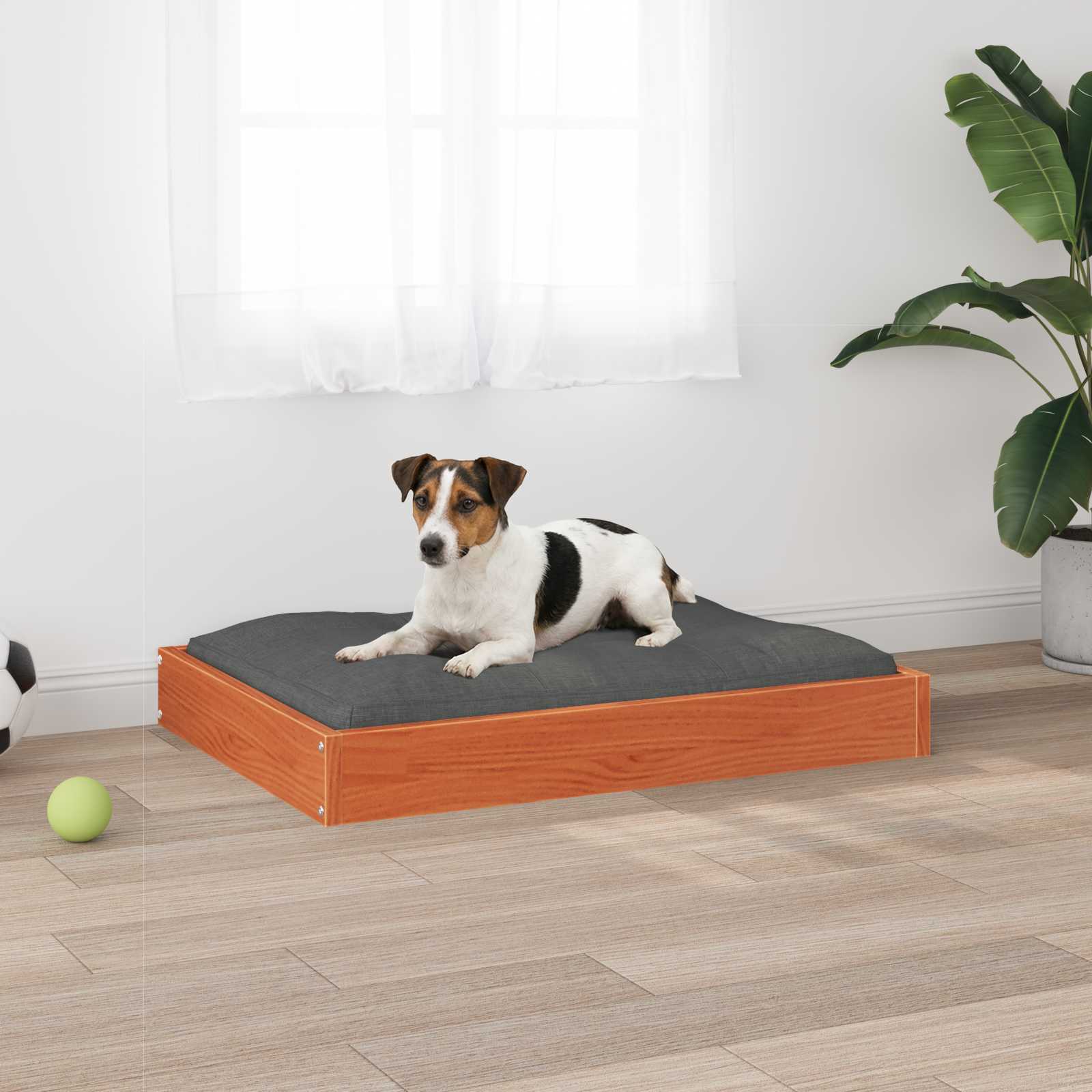 Letto per Cani Marrone cerato 72 x 54 x 9 cm