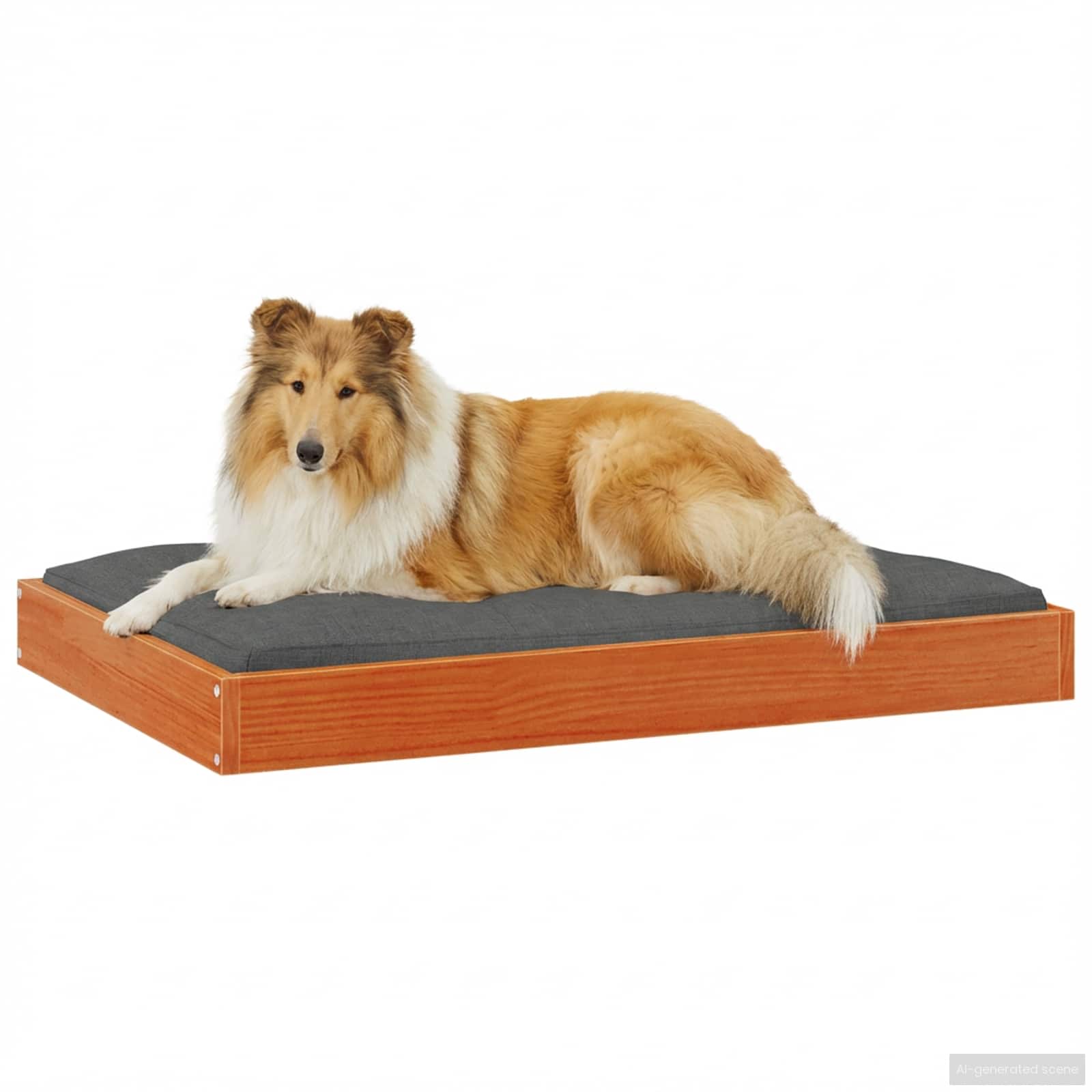 Letto per Cani Marrone cerato 92 x 64 x 9 cm