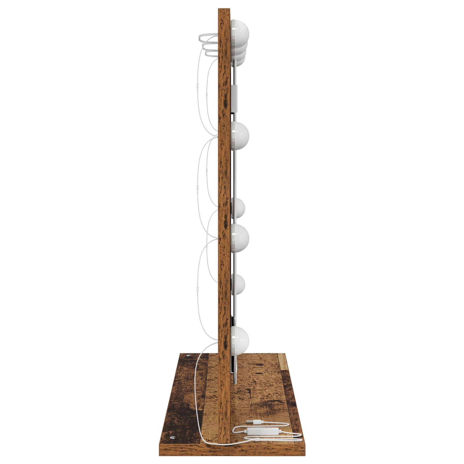 Specchio da Vanità Legno vecchio 60 x 55 x 18 cm Rettangolare