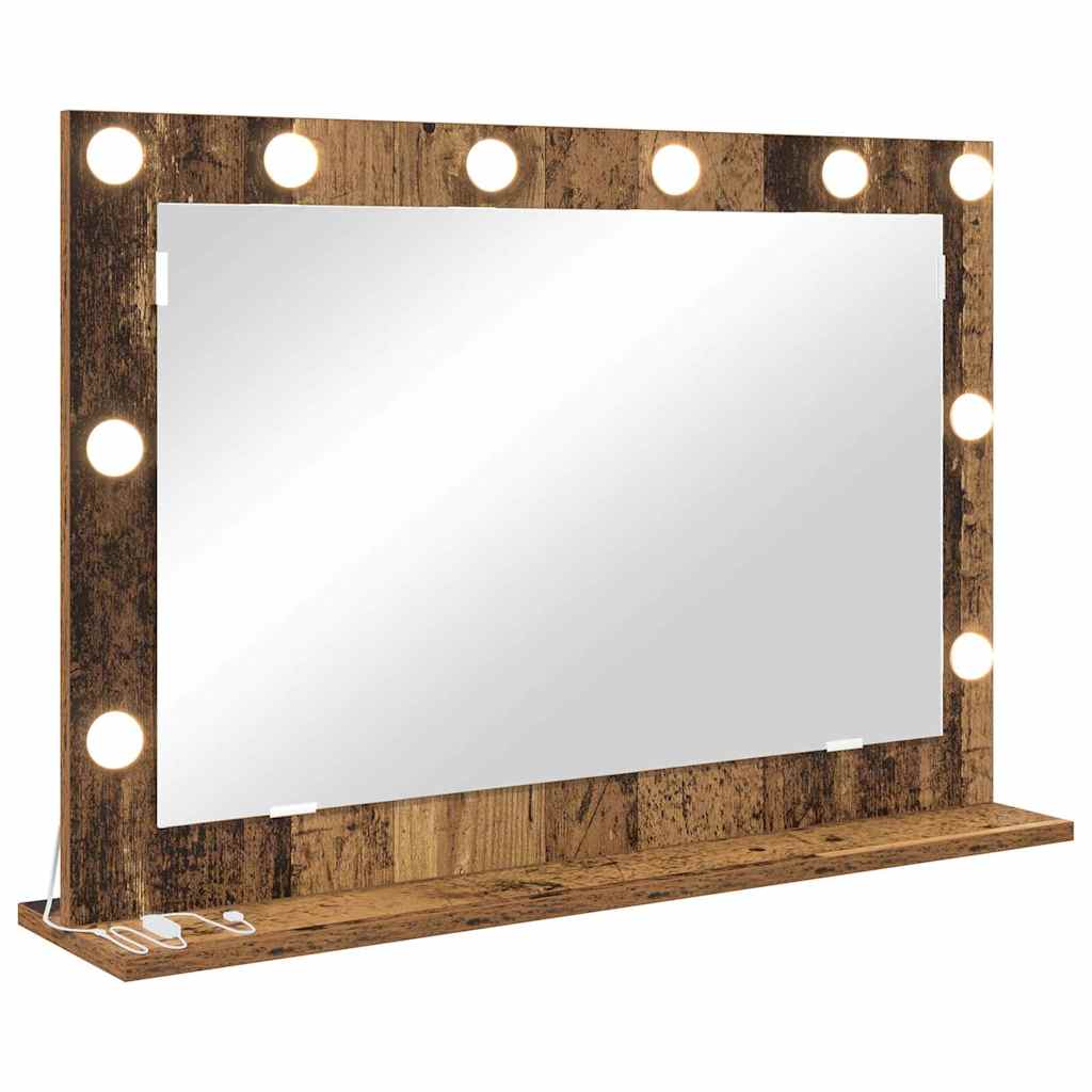 Specchio da Vanità Legno vecchio 80 x 55 x 18 cm Rettangolare