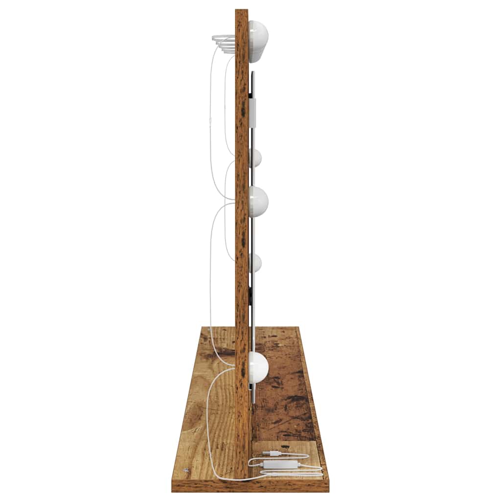 Specchio da Vanità Legno vecchio 100 x 55 x 18 cm Rettangolare