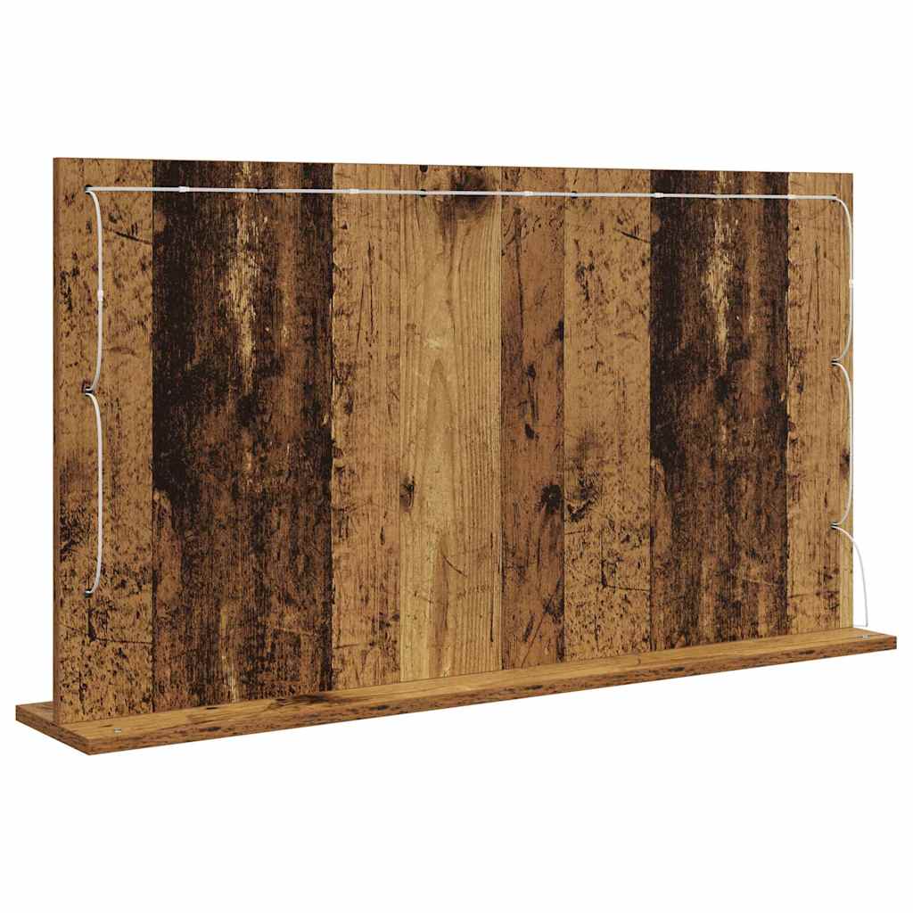 Specchio da Vanità Legno vecchio 100 x 55 x 18 cm Rettangolare