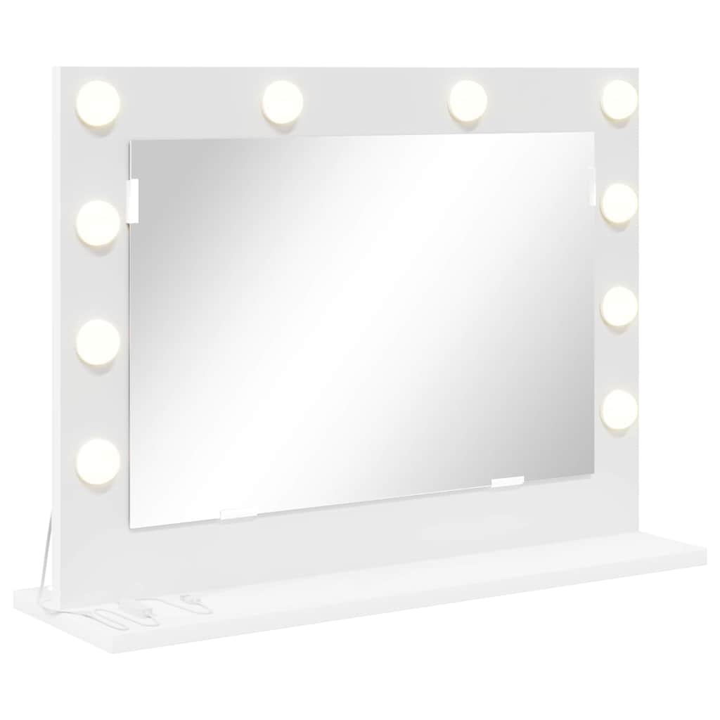 Specchio da Vanità Bianco 60 x 45 x 18 cm Rettangolare