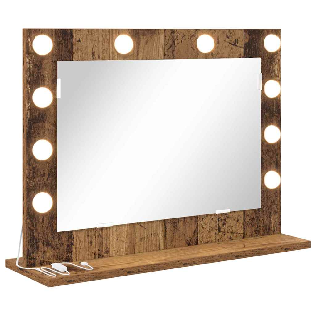 Specchio da Vanità Legno vecchio 60 x 45 x 18 cm Rettangolare