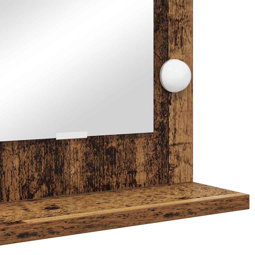 Specchio da Vanità Legno vecchio 60 x 45 x 18 cm Rettangolare