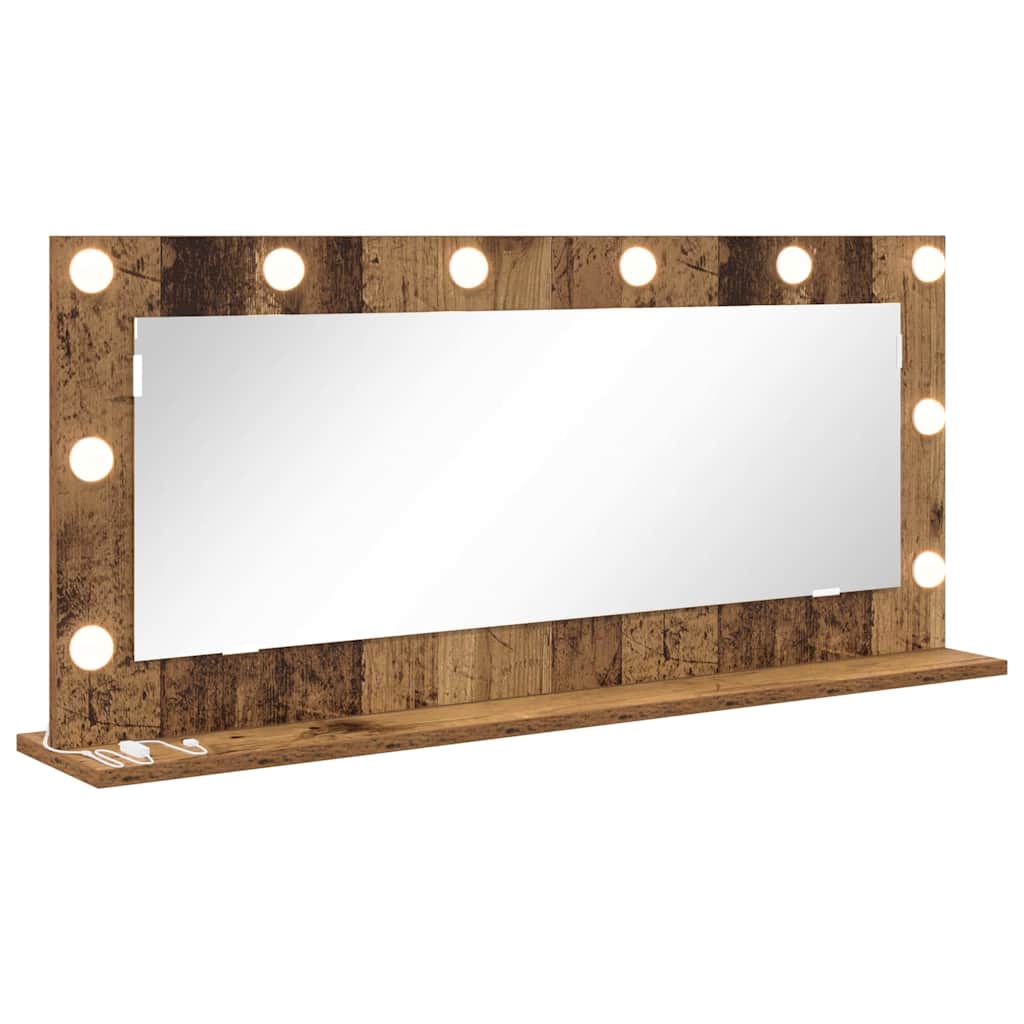 Specchio da Vanità Legno vecchio 100 x 45 x 18 cm Rettangolare