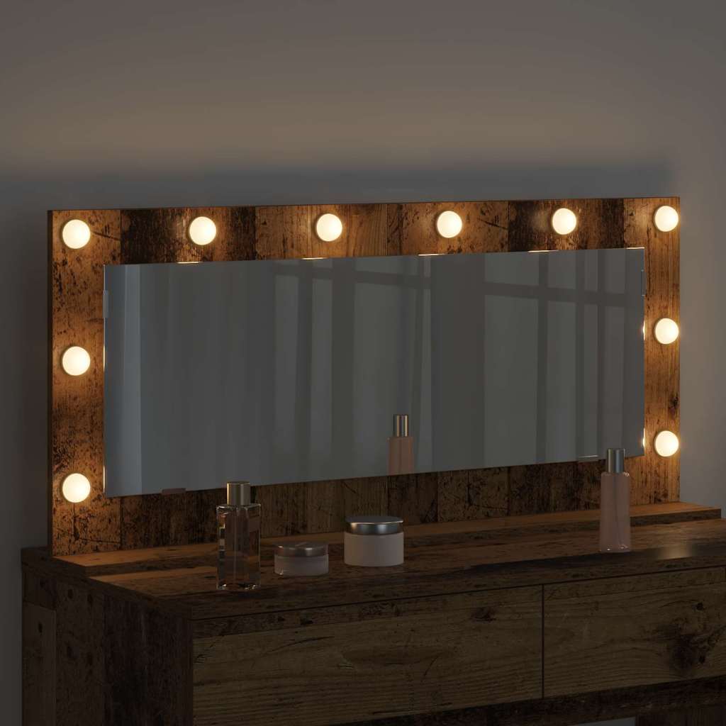 Specchio da Vanità Legno vecchio 100 x 45 x 18 cm Rettangolare