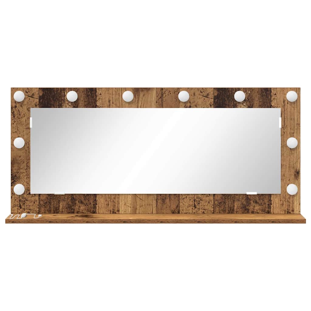 Specchio da Vanità Legno vecchio 100 x 45 x 18 cm Rettangolare