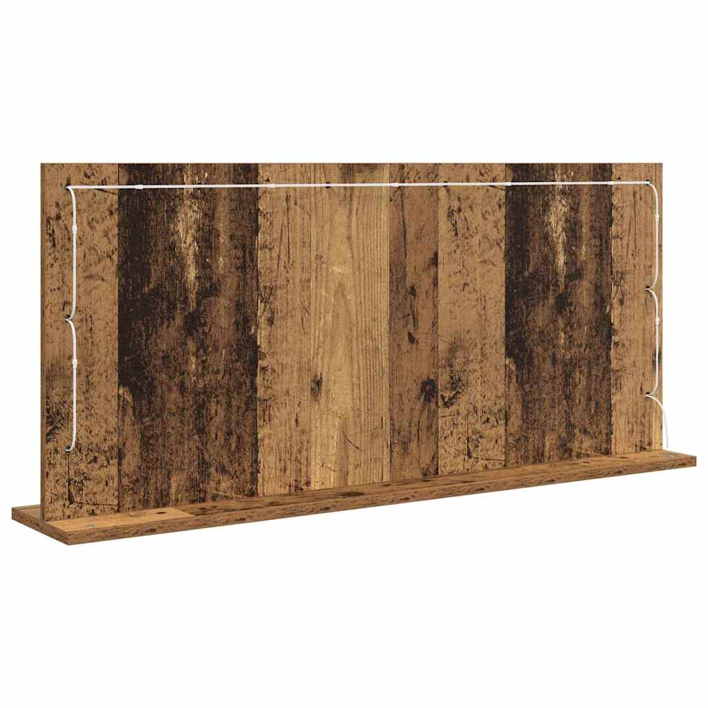 Specchio da Vanità Legno vecchio 100 x 45 x 18 cm Rettangolare