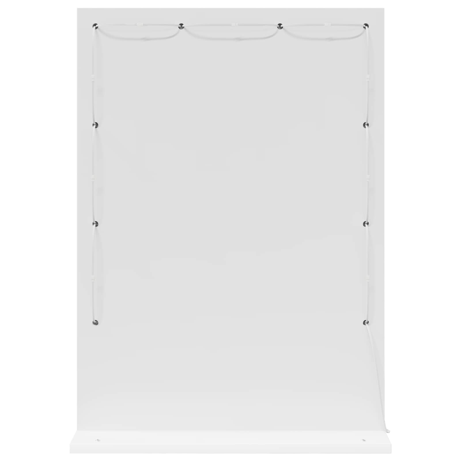 Specchio da Vanità Rettangolare Bianco 70 x 50 x 18 cm
