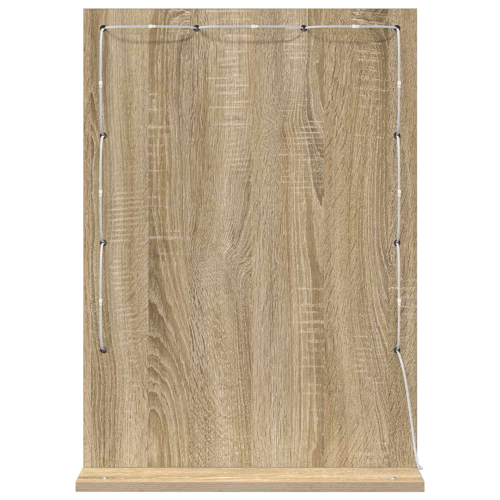 Specchio da Vanità Rovere Sonoma 70 x 50 x 18 cm Rettangolare