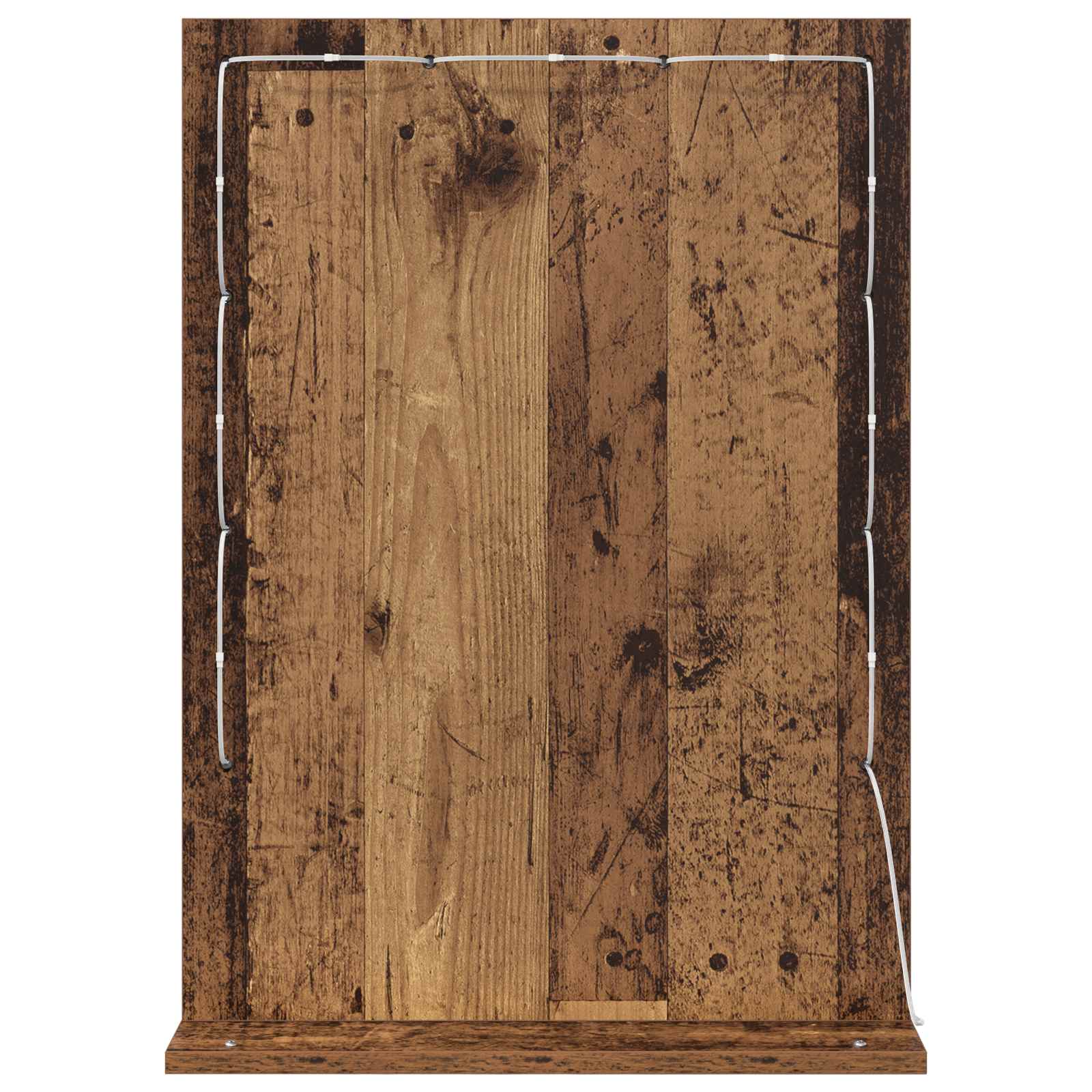 Specchio da Vanità Legno vecchio 70 x 50 x 18 cm Rettangolare