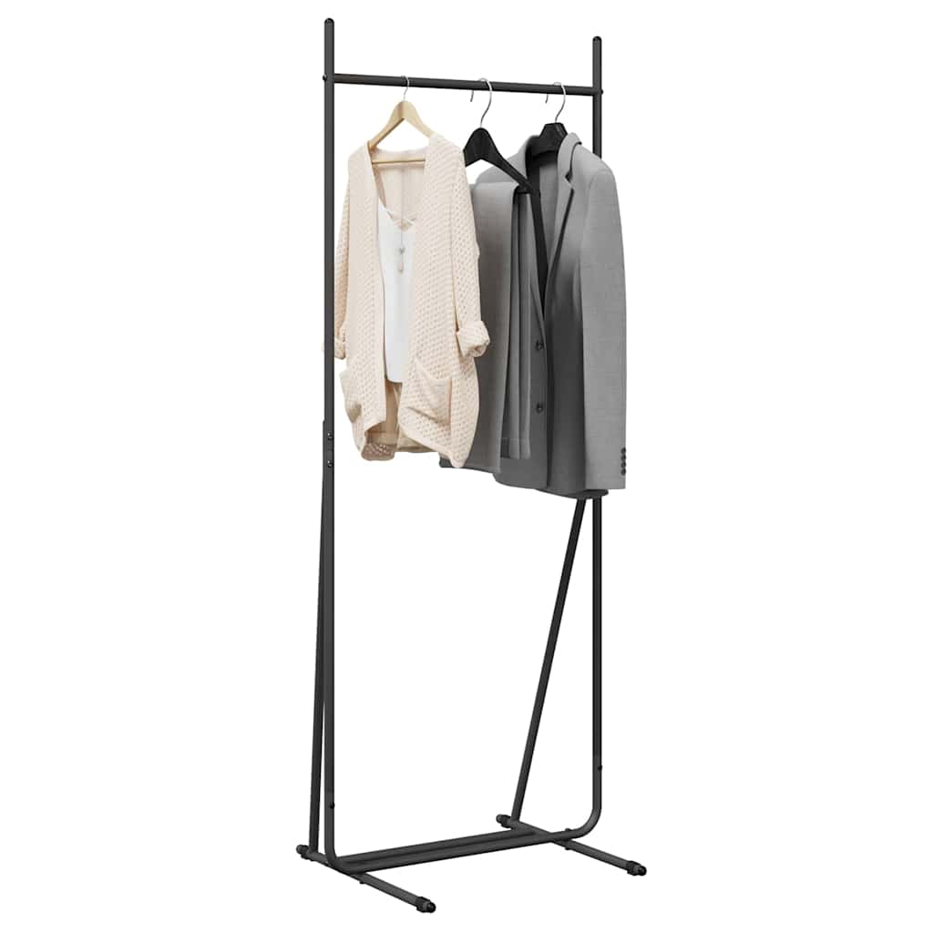 Stendibiancheria Nero 62 x 48 x 158 cm Acciaio