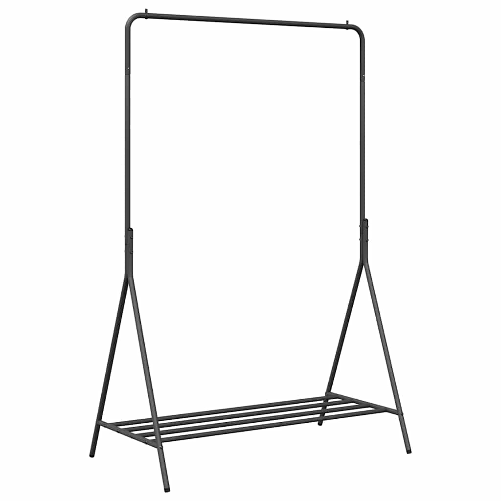 Stendibiancheria Nero 100 x 56 x 154 cm Acciaio